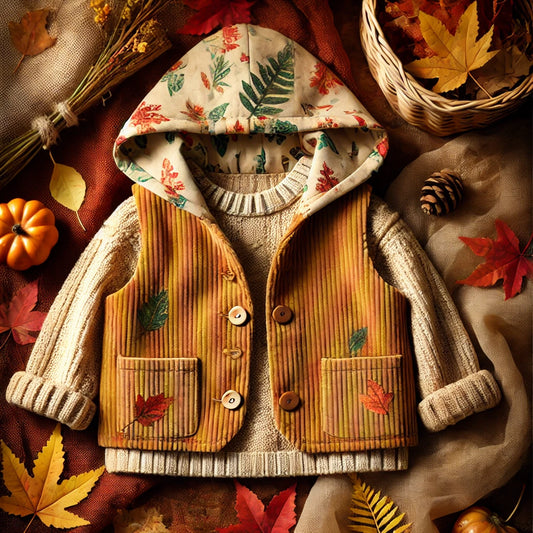 Gilet de berger "Le Feuillage d’Automne" 🍂🌾
