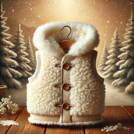 Gilet de berger "Neige" ❄️☃️