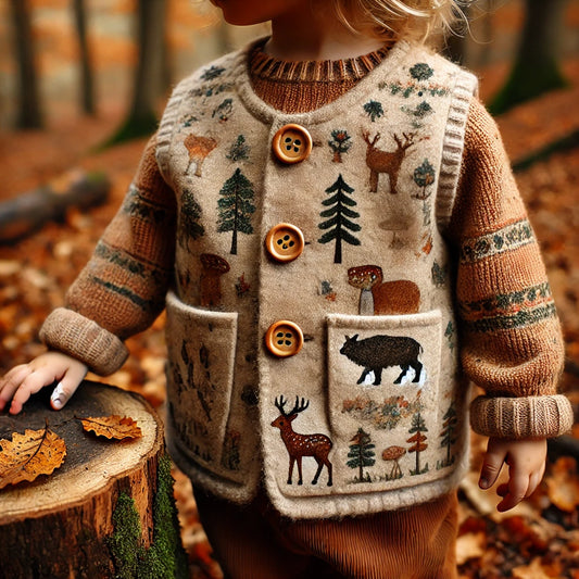 Gilet de berger "Le Petit Explorateur" 🌿🦊