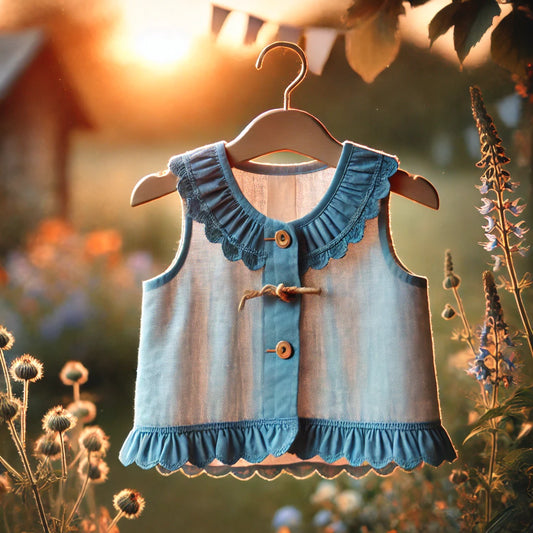 Gilet de berger "Cigogne" 🕊️🌾