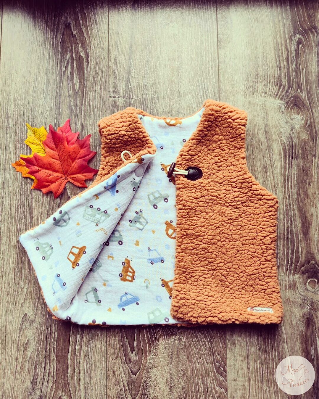 Gilet de Berger Enfant - Sherpa Cassonade – Image 7