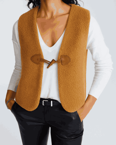 Gilet de beger femme cassonade 1